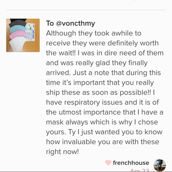 HOST PICK - Set of 5 colors Washable Cloth Mask - Picture 8 of 12